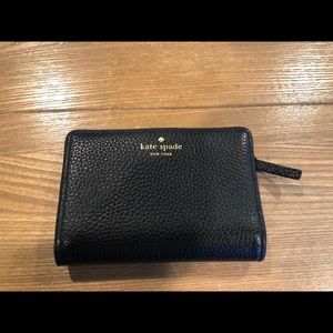 Beautiful Kate Spade Soft Black Leather Wallet